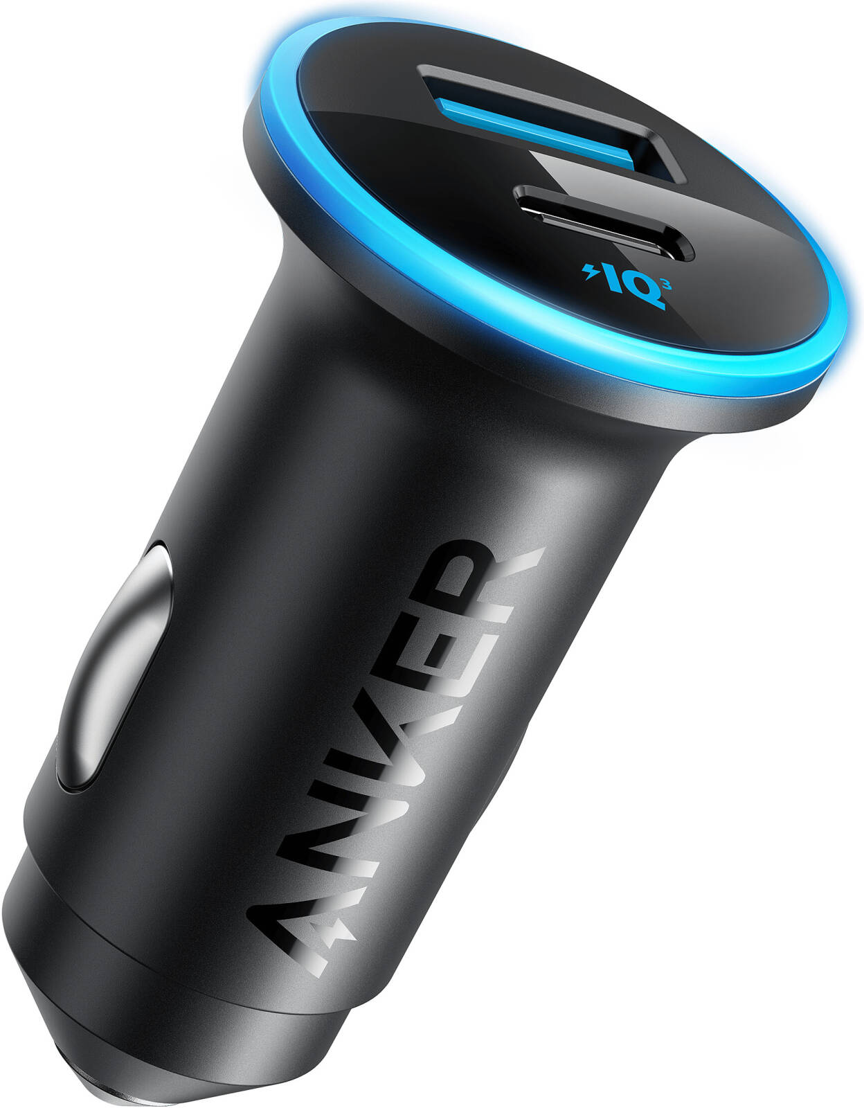 Anker USB C Car Charger Adapter, 52.5W Cigarette Lighter USB Charger, 323 Car Charger with 30W PowerIQ 3.0 Fast Charging.
