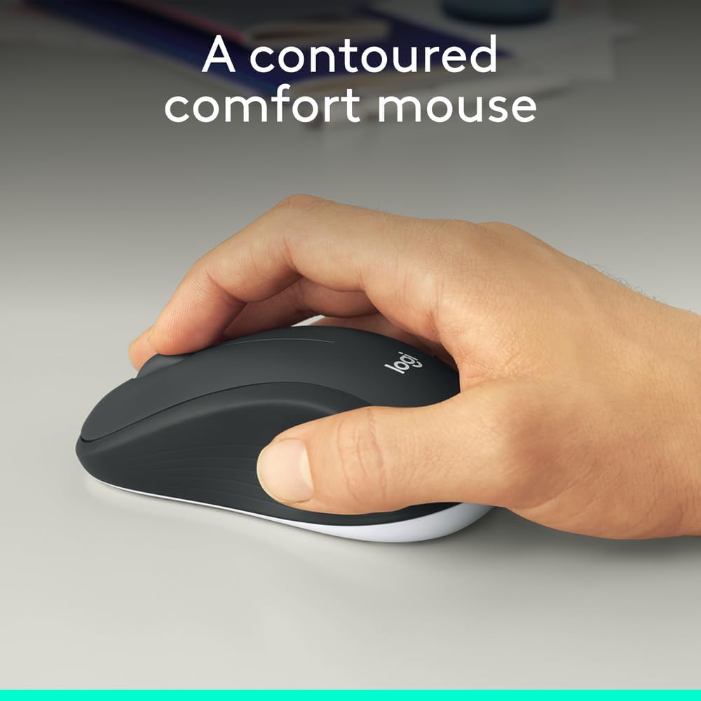 Logitech MK540 Advanced Wireless Keyboard and Mouse Combo, 2.4 GHz Unifying USB-Receiver, Multimedia Hotkeys, 3-Year Battery Life