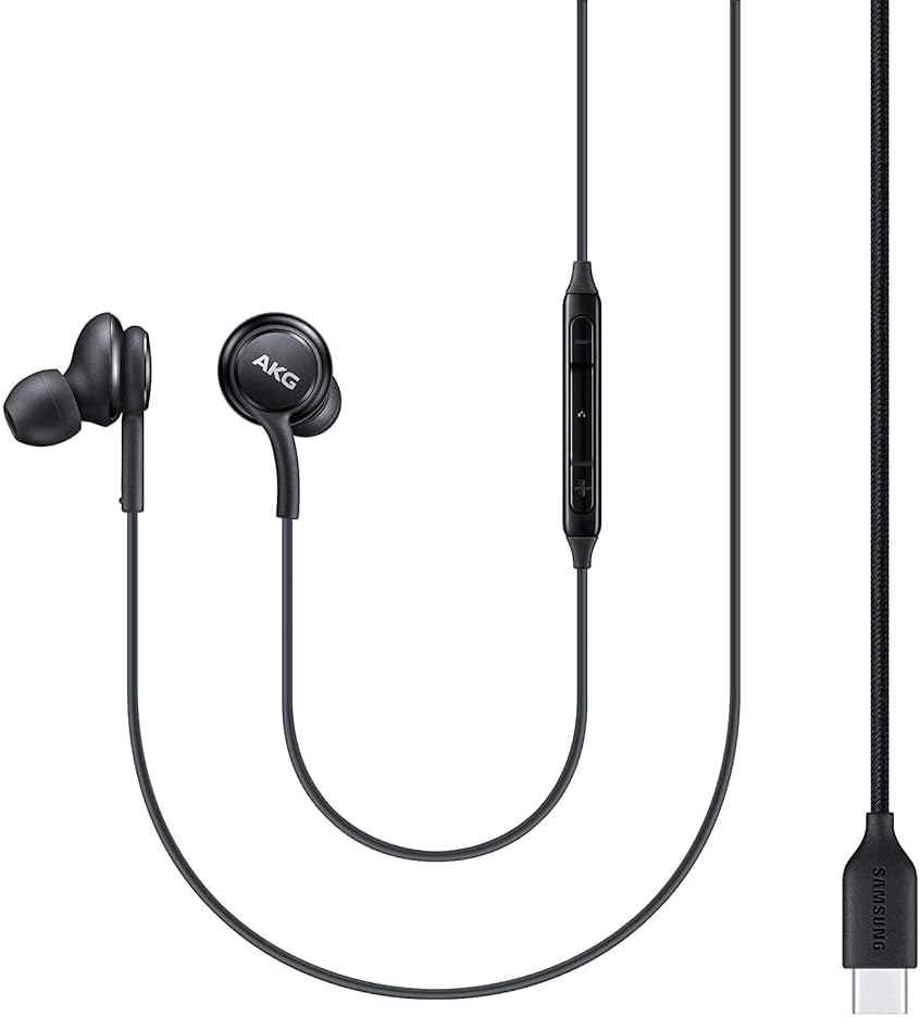 Samsung Earphones USB Type-C, Sound by AKG, In-ear Headset.