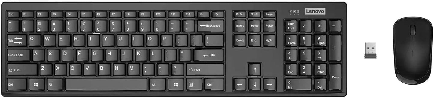 LENOVO 100 Wireless Combo Keyboard And Mouse Arabic.