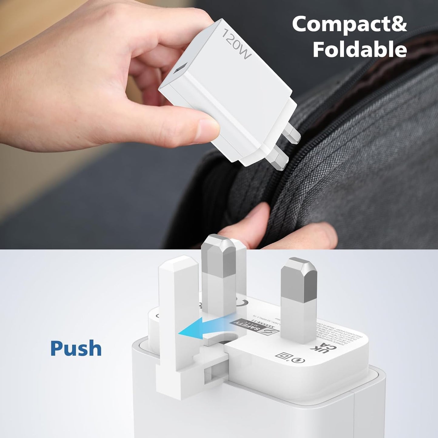 Xiaomi 120W Charging Combo (Type-A), Fast Charging, Overheat Protection, Overcurrent Protection, Data Cable.