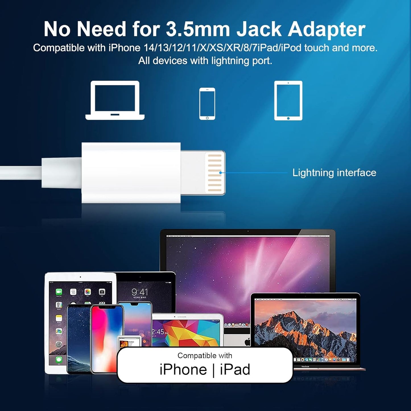 Apple EarPods with Lightning Connector.