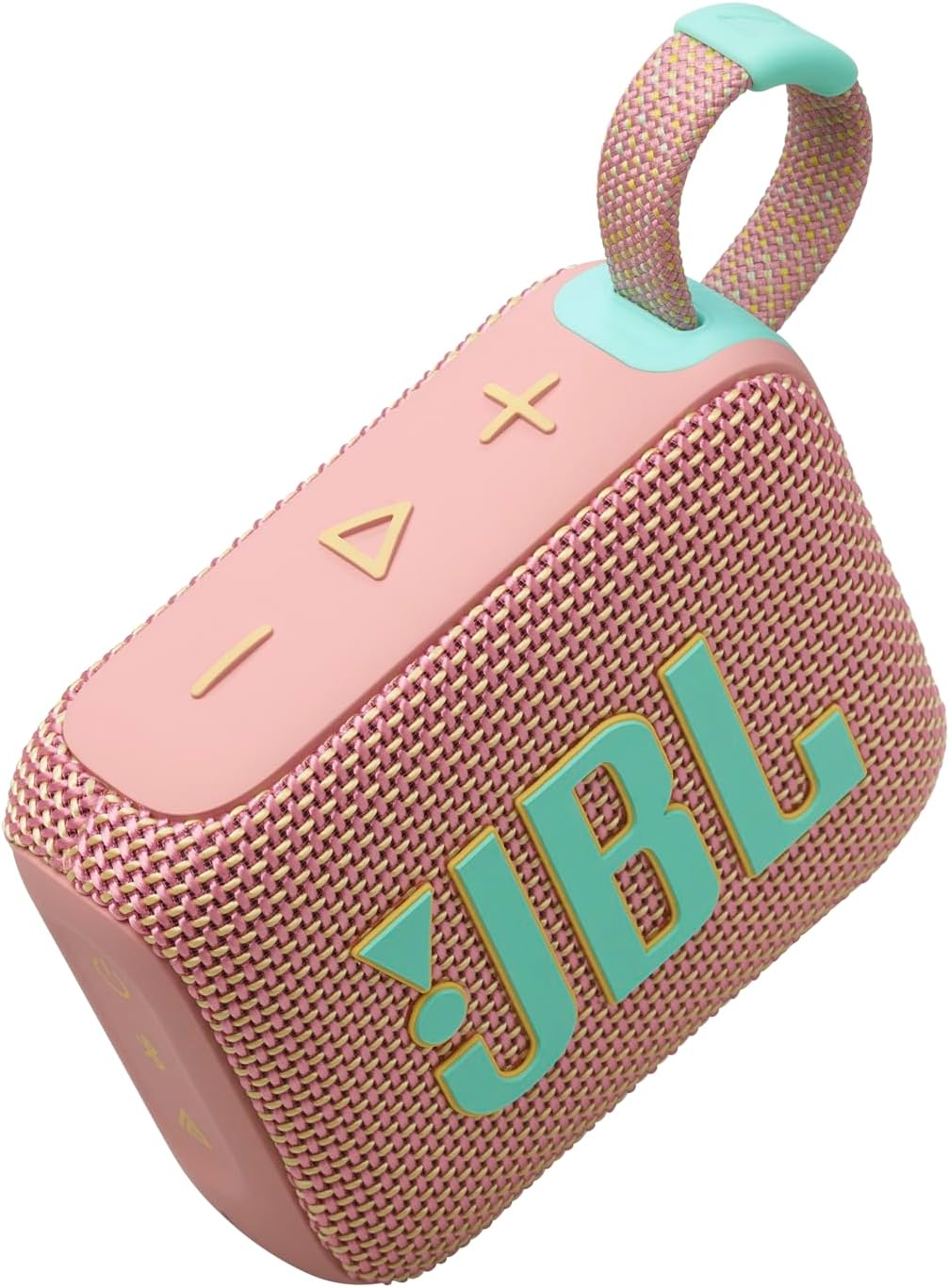 JBL GO4 Bluetooth Speaker, USB C Charging, IP67 Dustproof, Waterproof, App Compatible, Passive Radiator Included.