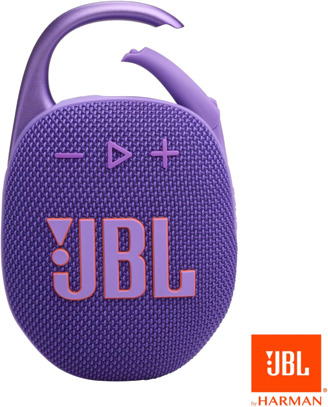 JBL Clip 5 - Ultra-Portable, Waterproof & Dustproof Bluetooth Speaker, Big Pro Sound with Punchy bass, Integrated Carabiner, Up to 12 Hours of Play.
