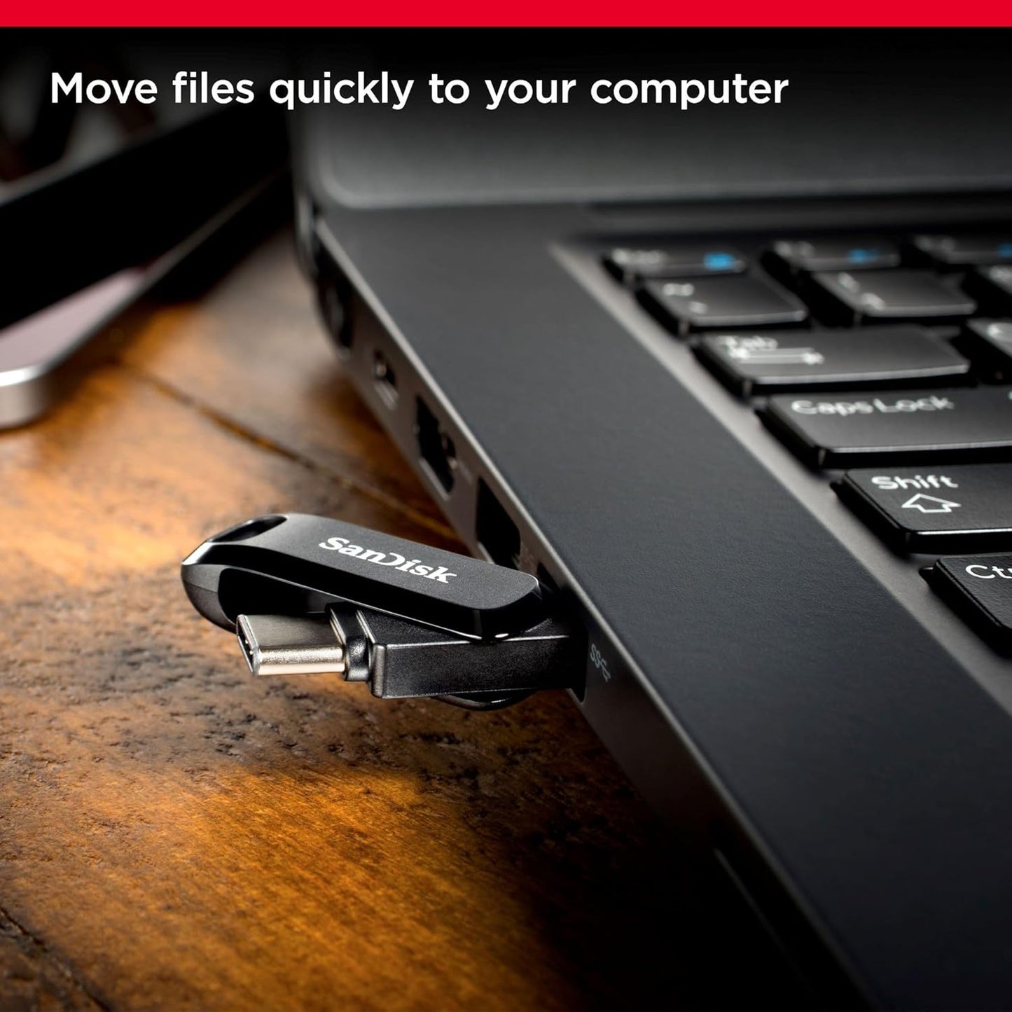 SanDisk 64GB Ultra Dual Drive Go Usb Type-C Flash Drive.