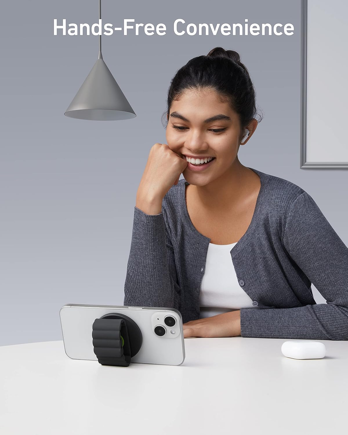 Anker Magnetic Phone Grip (MagGo), Sweat-Resistant 620 Magnetic Grip and Adjustable Strap.
