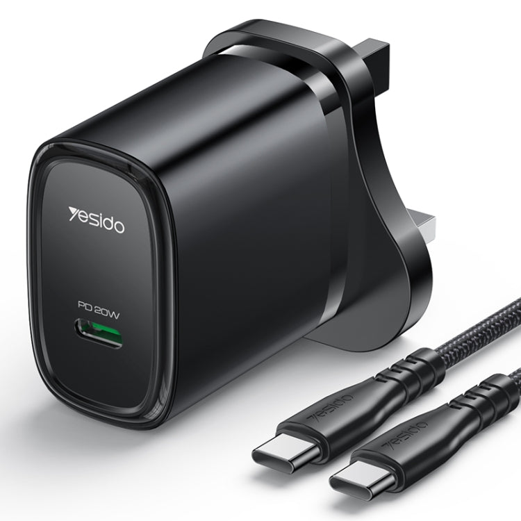 Yesido PD 20W USB-C / Type-C Port Quick Charger with Type-C to Type-C Cable