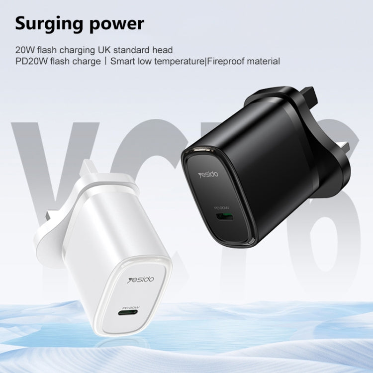 Yesido PD 20W USB-C / Type-C Port Quick Charger with Type-C to Type-C Cable