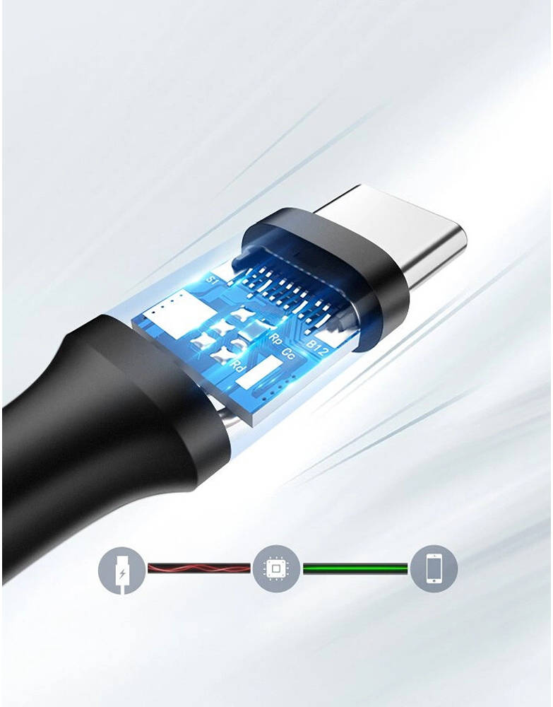 UGREEN USB A to USB Type C Cable, 480Mbps Data Transfer Rate, Qualcomm 3.0 Quick Charge, Max 5V 3A Power Output.