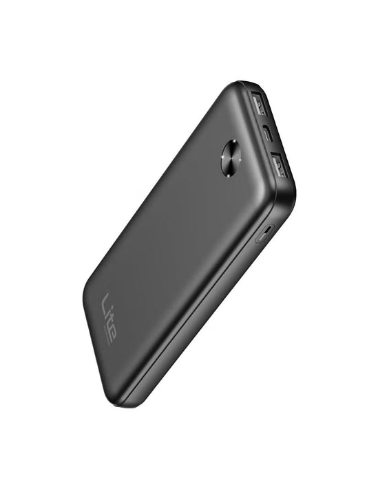 Moxedo Lite 10,000 mAh Power Bank Fast Charging with 2 USB-A Ports 1 USB-C Input Output Port Compatible.