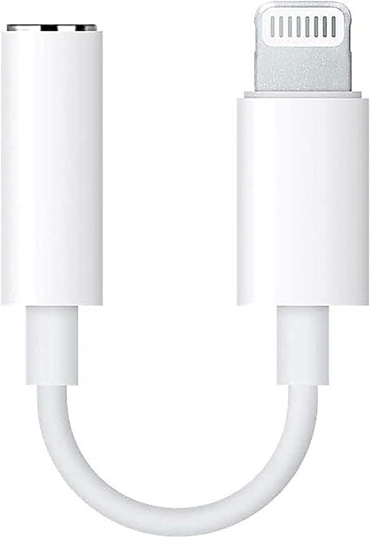 Apple Lightning to 3.5 mm Headphone Jack Adapter,MFi Certified iPhone to 3.5mm Audio Aux Jack Adapter Dongle Cable Converter