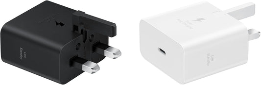 Samsung Galaxy Official 25W Super Fast Charging Travel Adapter.