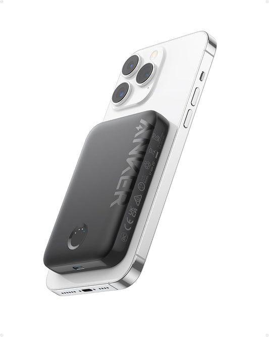Anker Power Bank, 321 Magnetic Battery PowerCore Magnetic 5K , 5,000mAh Wireless Portable Charger.