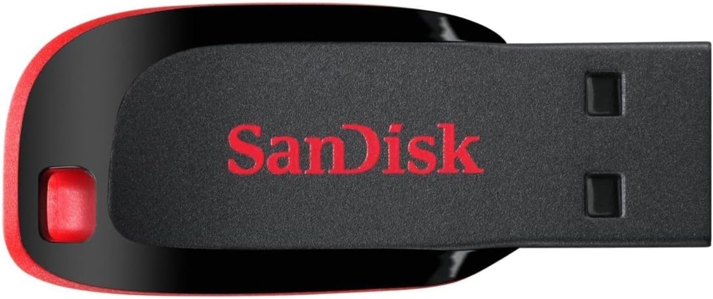 SanDisk 128 GB Cruzer Blade Usb Flash Drive.