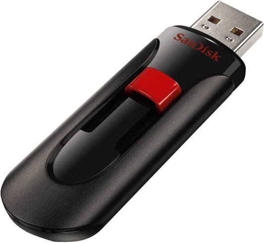 SanDisk 256GB Cruzer Glide USB 2.0 Flash Drive.