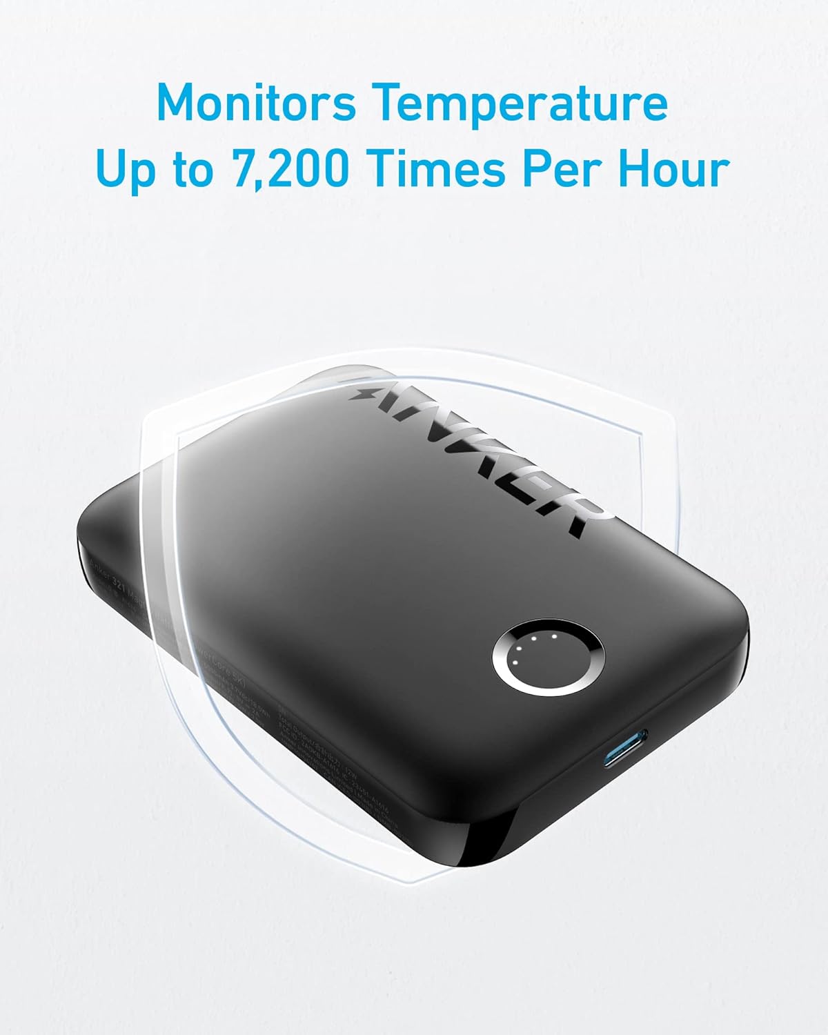 Anker Power Bank, 321 Magnetic Battery PowerCore Magnetic 5K , 5,000mAh Wireless Portable Charger.