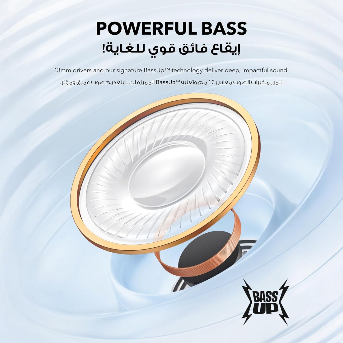 Anker Soundcore K20i by Anker, Semi-in-Ear Earbuds.