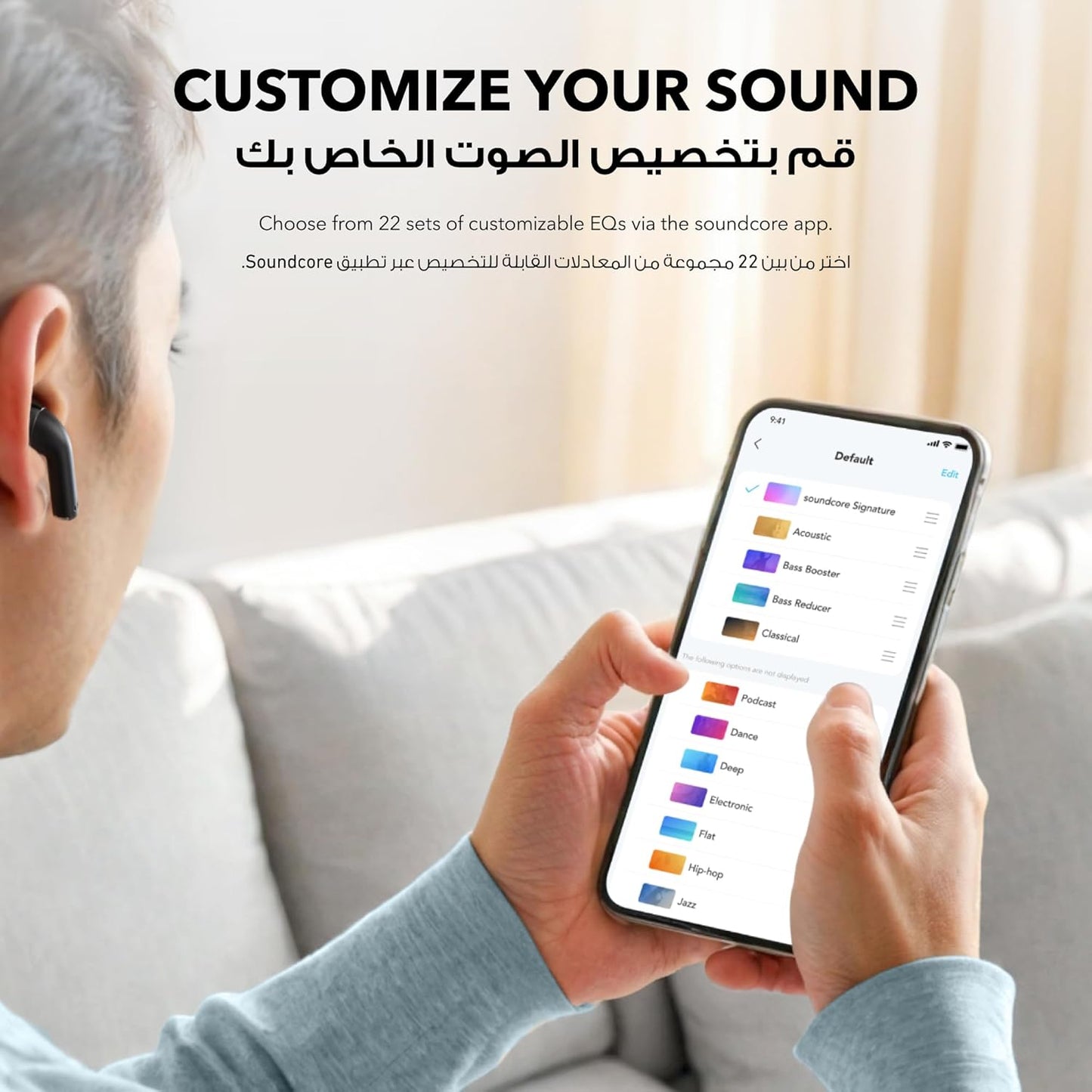 Anker Soundcore K20i by Anker, Semi-in-Ear Earbuds.