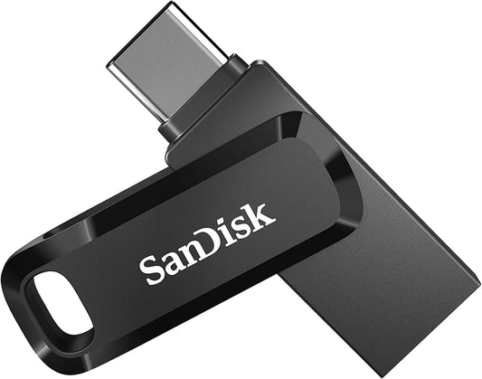 SanDisk 64GB Ultra Dual Drive Go Usb Type-C Flash Drive.