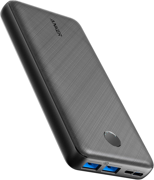Anker Power Bank, 325 Portable Charger (PowerCore Essential 20K) 20000mAh Battery Pack with High-Speed PowerIQ Technology.