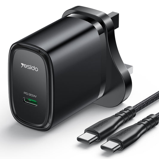 Yesido PD 20W USB-C / Type-C Port Quick Charger with Type-C to Type-C Cable