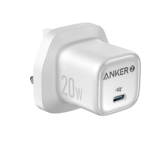 Anker Zolo Compact Charger, 20W Fast Charger, Advanced GaN II Technology, USB C Port, Patented Thermal Management System.