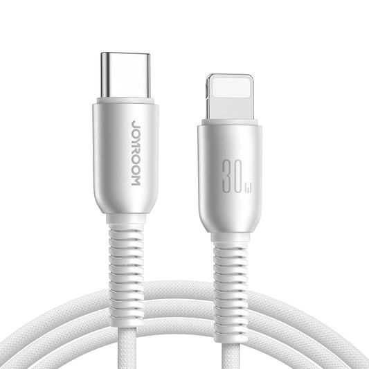JOYROOM 3.3ft USB-C to Lightning Cable – 30W Fast Charging for Apple Devices.