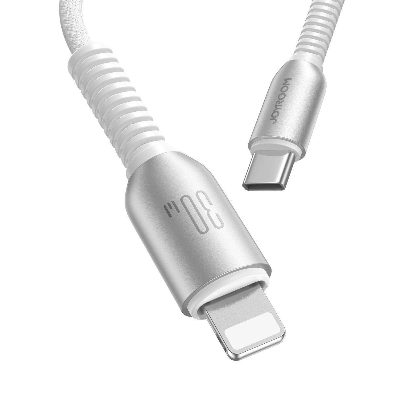 JOYROOM 3.3ft USB-C to Lightning Cable – 30W Fast Charging for Apple Devices.